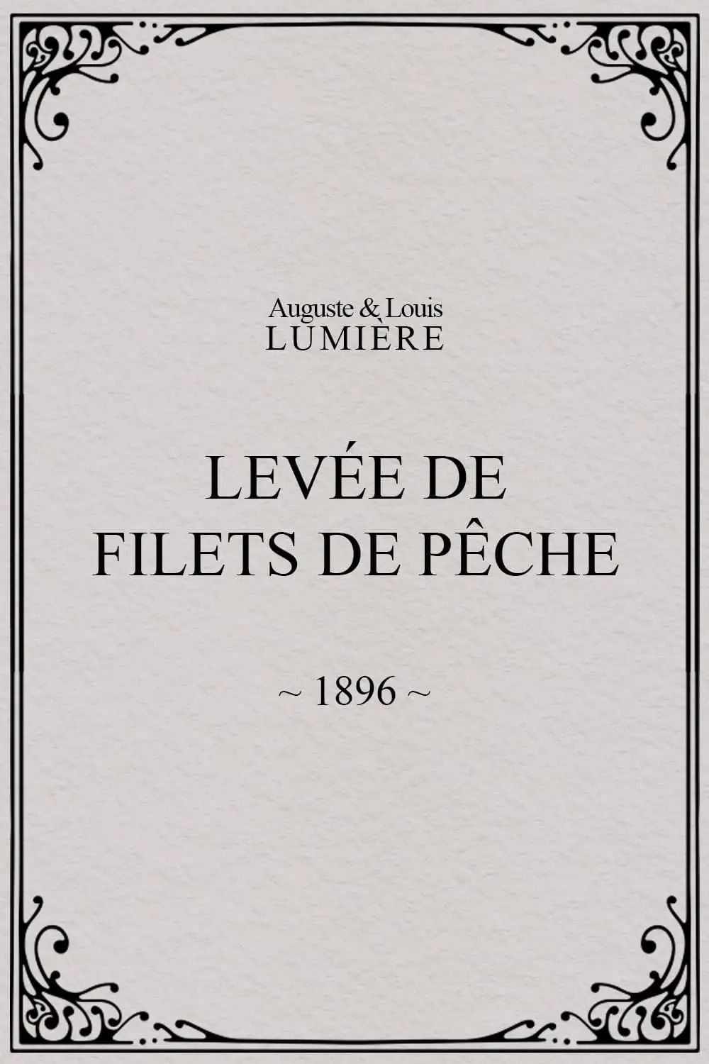 Levée de filets de pêche