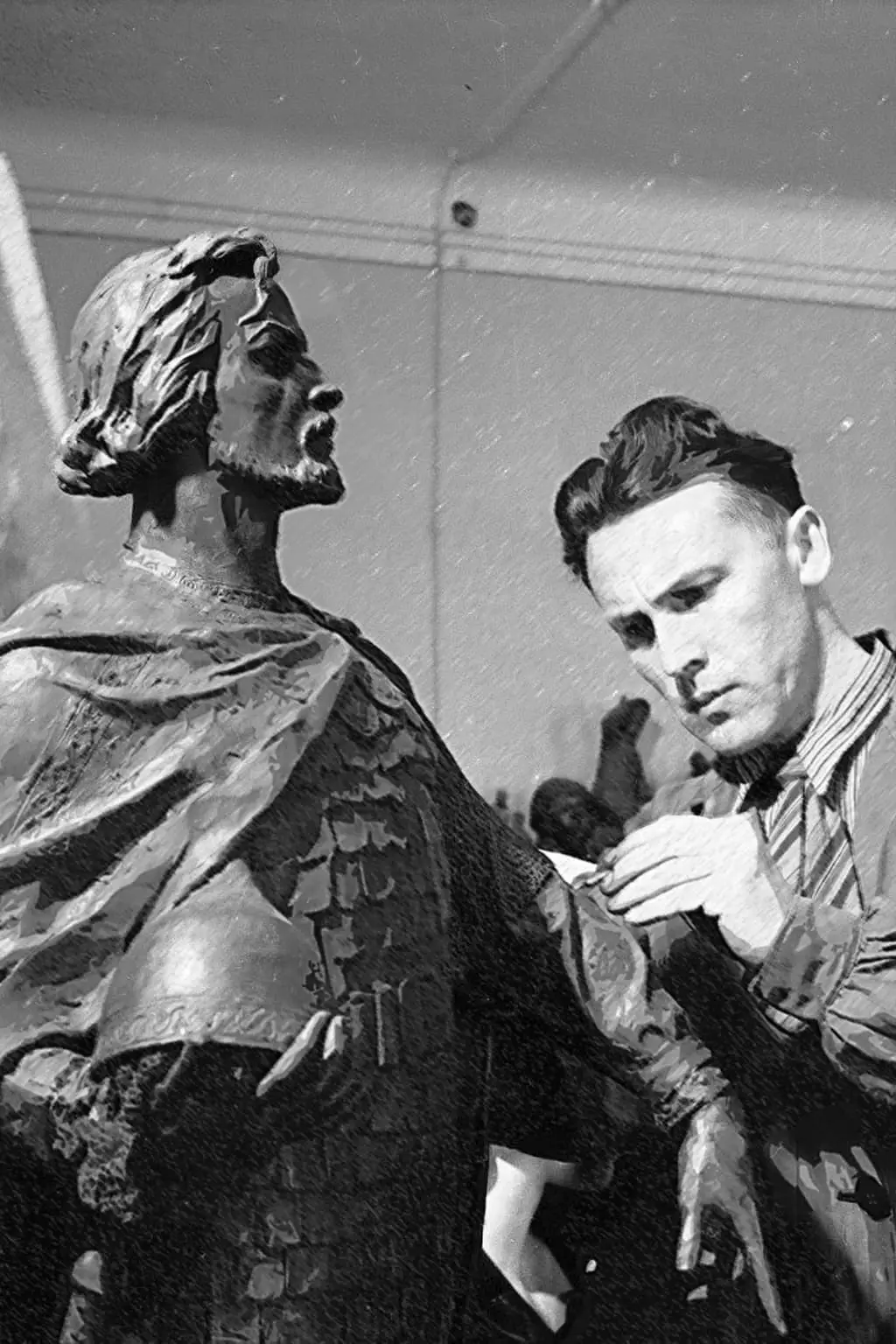 Sculptor Vasyl Borodai