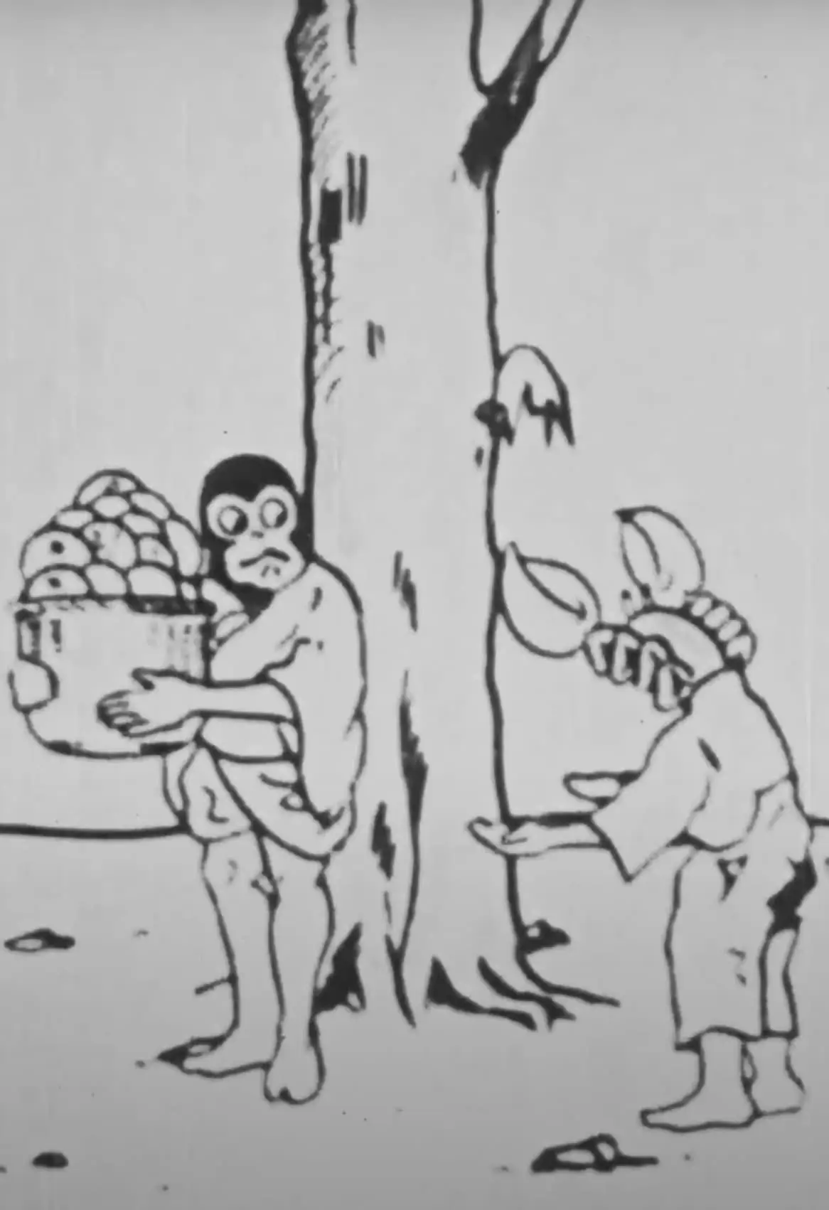 The Battle of the Monkey and the Crab